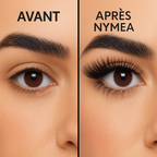 Cils précollés Nyméa – posés en 2 minutes, effet naturel & waterproof. 300 cils par boîte + pince à pose